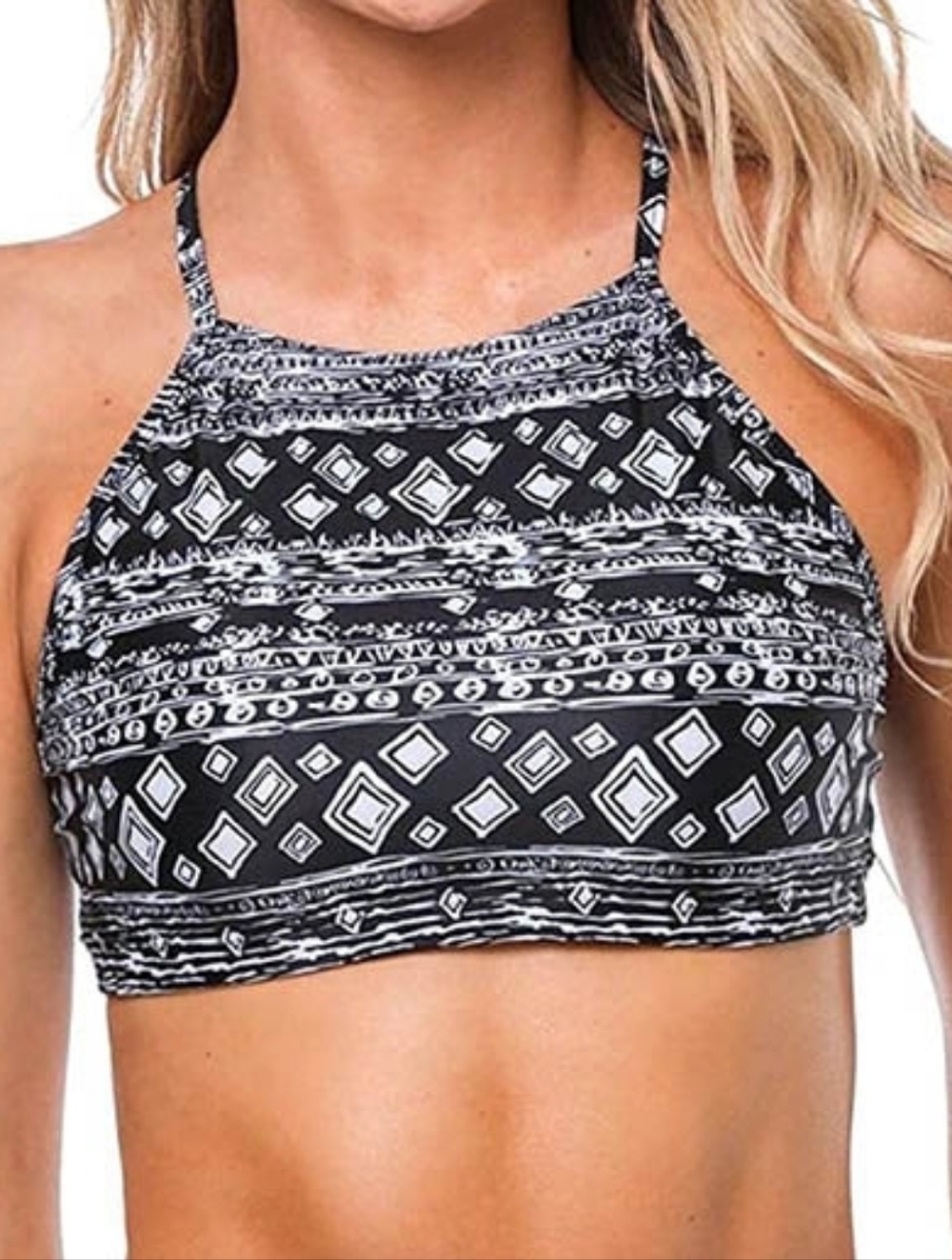 NWT My Charmo Wire free High Neck bikini top